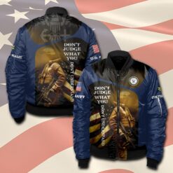 US Navy, E 6 Gold - Bomber Jacket