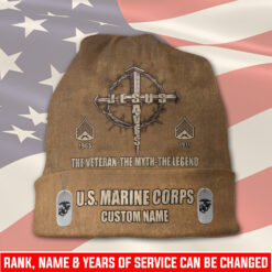 US Marine Corps, Honor The Fallen - Full-Printed Beanie Hat