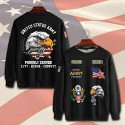 US Army, O 2 Army First Lieutenant - Sweatshirt