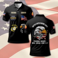 US Marine Corps, E 2 Marines Private First Class - Polo Shirt