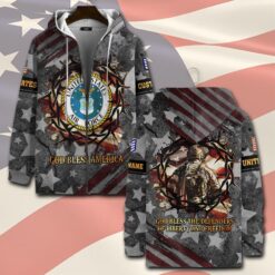 US Air Force , E 6 Air Force Technical Sergeant - Zip Hoodie