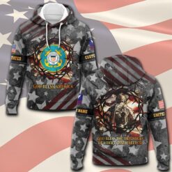 US Coast Guard, E 4 Gold - Hoodie