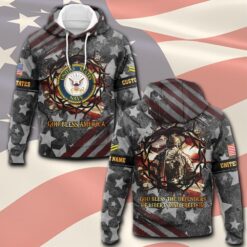US Navy, American By Birth, Veteran By Choice - Hoodie