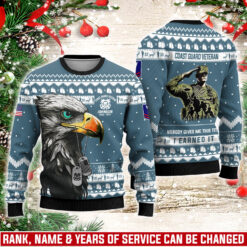 US Coast Guard, Proud To Have Served - Knitted Sweater