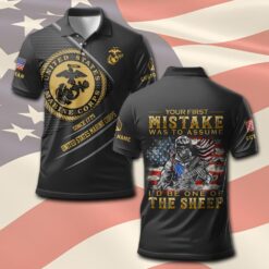 US Marine Corps, Remember - Honor - Respect - Polo Shirt