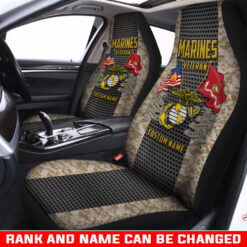 US Marine Corps, E 6 Red - Car Seat Covers