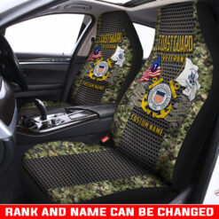 US Coast Guard, Duty, Honor, Country - Car Seat Covers