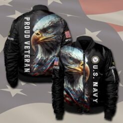 US Navy, E 6 Gold - Bomber Jacket