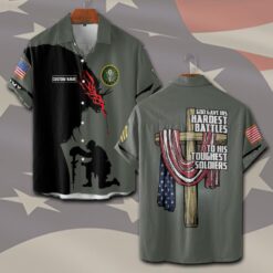 US Army, Always Remember, Never Forget - Short Sleeve Button Shirt