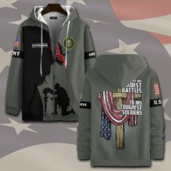 US Army, O 6 Army Colonel - Zip Hoodie