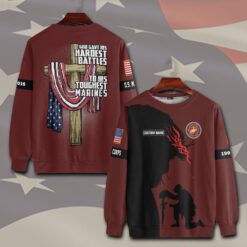 US Marine Corps, Land Of The Free, Because Of The Brave - Sweatshirt