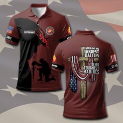 US Marine Corps, No One Fights Alone - Polo Shirt