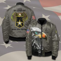 US Army, All Gave Some, Some Gave All - Bomber Jacket