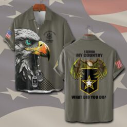 US Army, I Walked The Walk - Short Sleeve Button Shirt