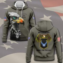 US Air Force , Remember - Honor - Respect - Hoodie