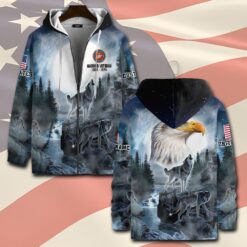 US Marine Corps, E 4 Marines Corporal - Zip Hoodie