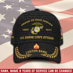 US Marine Corps, Proud Veteran - Classic Cap