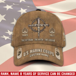 US Marine Corps, Land Of The Free, Because Of The Brave - Classic Cap