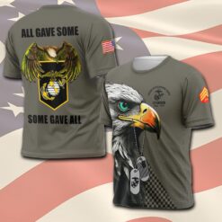 US Marine Corps, E 7 Marines Gunnery Sergeant - T-Shirt