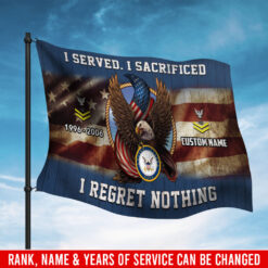 US Navy, Proud To Have Served - Flying Flag 2×3 Feet(60×90 Cm)