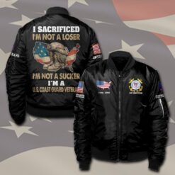 US Coast Guard, E 6 Gold - Bomber Jacket