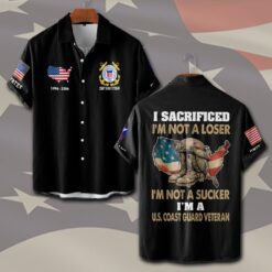 US Coast Guard, I Walked The Walk - Short Sleeve Button Shirt