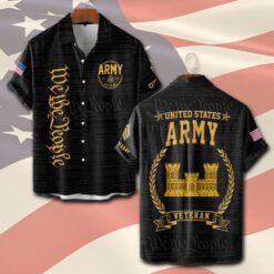 Army Branch, O 4 Army Major - Short Sleeve Button Shirt