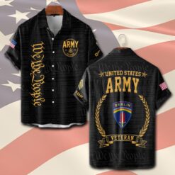 Army Division, Lest We Forget - Short Sleeve Button Shirt