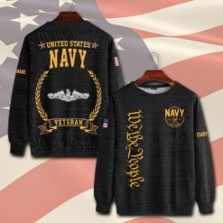 Navy Badge, E 9 Gold - Sweatshirt