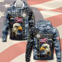 US Navy, E 8 Gold - Hoodie
