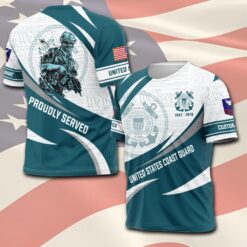 US Coast Guard, E 8 Gold - T-Shirt