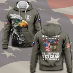 US Coast Guard, Land Of The Free, Because Of The Brave - Hoodie