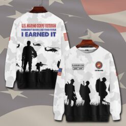 US Marine Corps, E 8 Marines First Sergeant - Sweatshirt