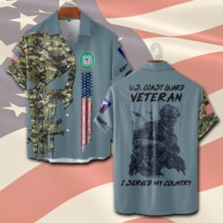 US Coast Guard, Always Remember, Never Forget - Short Sleeve Button Shirt