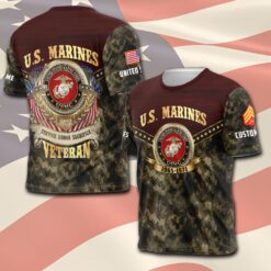 US Marine Corps, E 9 Marines Master Gunnery Sergeant - T-Shirt