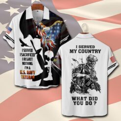 US Navy, Lest We Forget - Short Sleeve Button Shirt