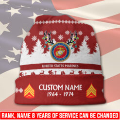 US Marine Corps, E 3 Marines Lance Corporal - Full-Printed Beanie Hat