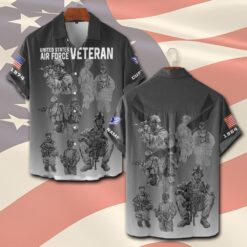 US Air Force , E 5 Air Force Staff Sergeant - Short Sleeve Button Shirt