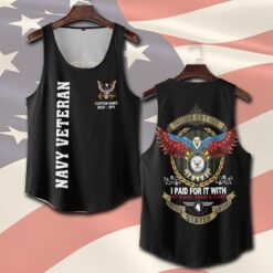 US Navy, Land Of The Free, Because Of The Brave - Tank-Top