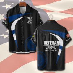 US Navy, Proud To Have Served - Short Sleeve Button Shirt