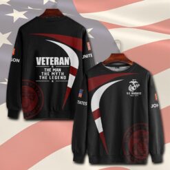 US Marine Corps, Honor, Duty, Service - Sweatshirt