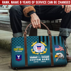 US Coast Guard, E 3 Blue - Travel Bag - Size S: 18 x 8.6 x 10.2 inches