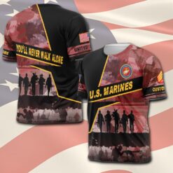 US Marine Corps, E 7 Marines Gunnery Sergeant - T-Shirt