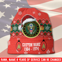 US Army, O 4 Army Major - Full-Printed Beanie Hat