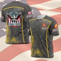 US Marine Corps, Proud Veteran - T-Shirt
