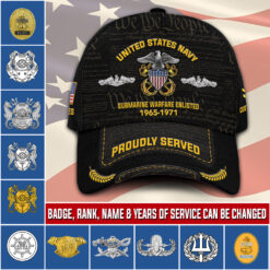 Navy Badge, I Walked The Walk - Classic Cap