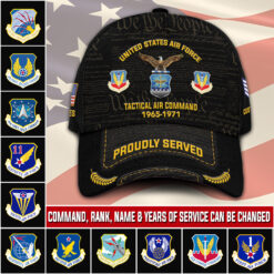 Air Force Command, E 6 Air Force Technical Sergeant - Classic Cap