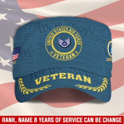 US Air Force , E 8 Air Force Senior Master Sergeant - Military Cap