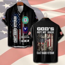 US Coast Guard, Served With Pride - Short Sleeve Button Shirt