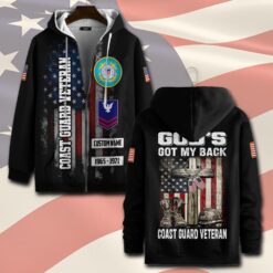 US Coast Guard, Always Remember, Never Forget - Zip Hoodie
